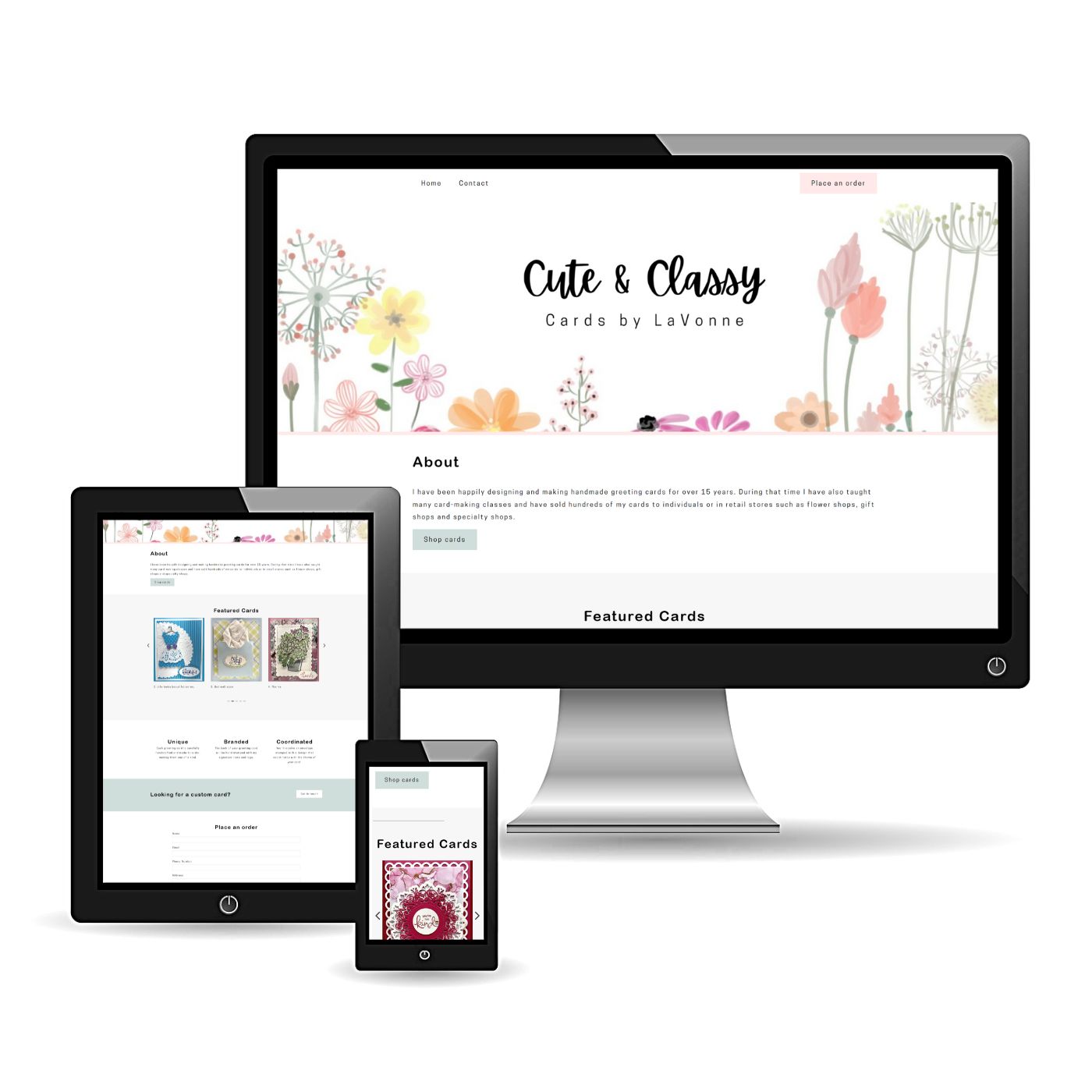 Cute and Classy website